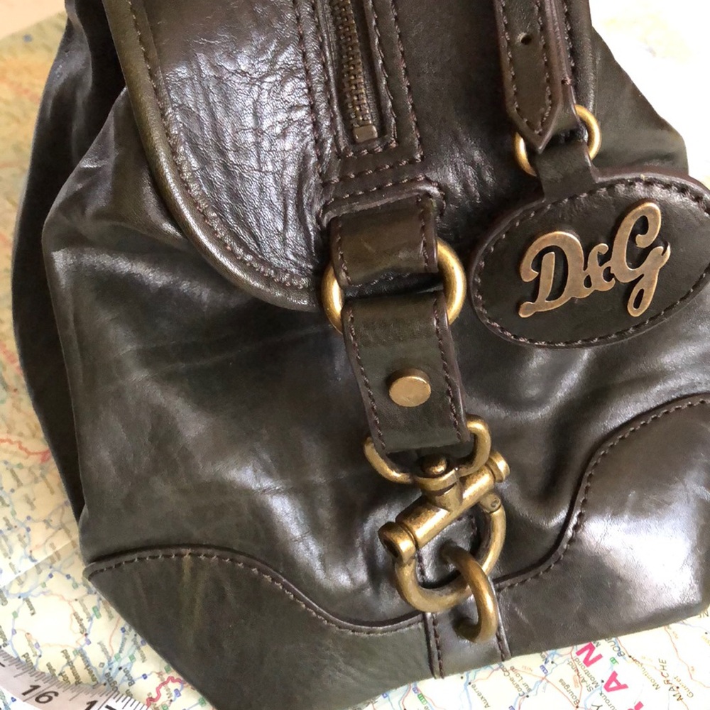 Authentic Vintage Dolce and Gabbana bag good condition large bag
